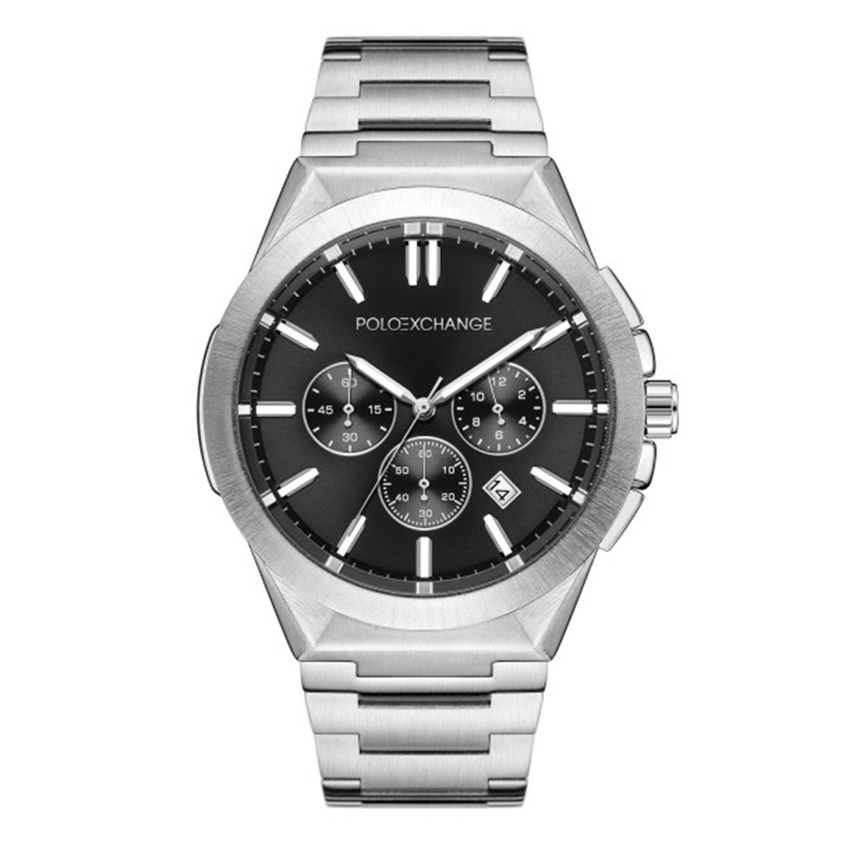 MONTRE POLOEXCHANGE HOMME M.FONCTION ACIER